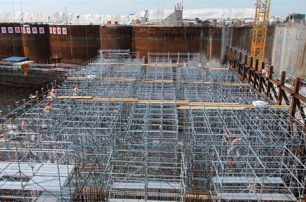 盤扣腳手架為什么在建筑之中如此盛行？